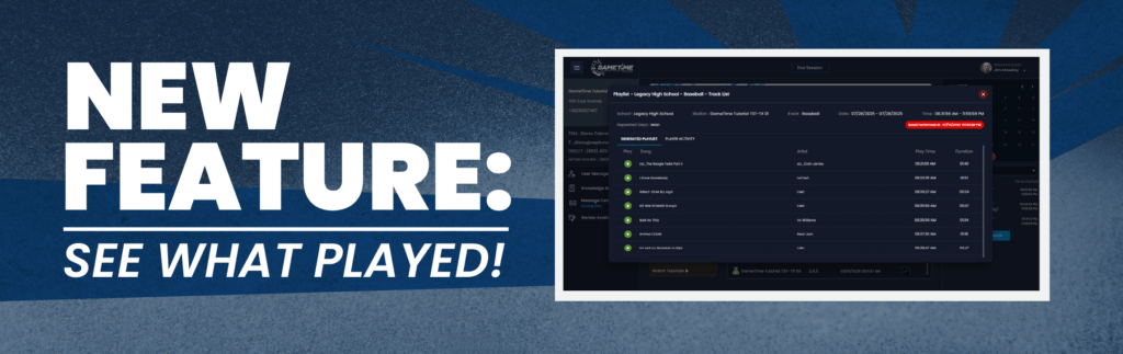 new feature see what played