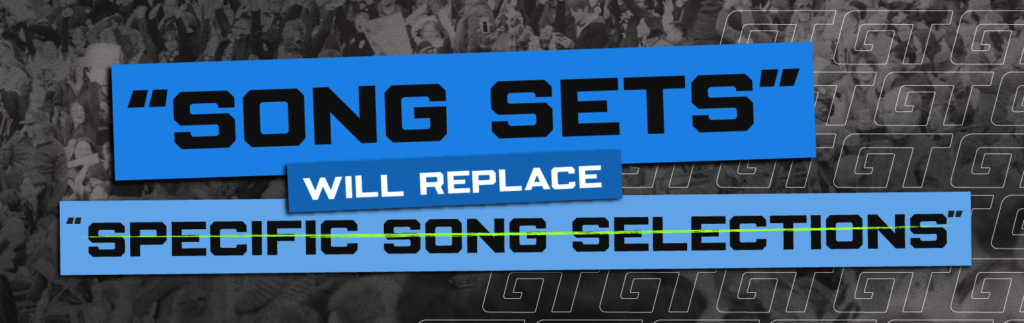 song sets will replace specific song selections gt cf 04 27 26
